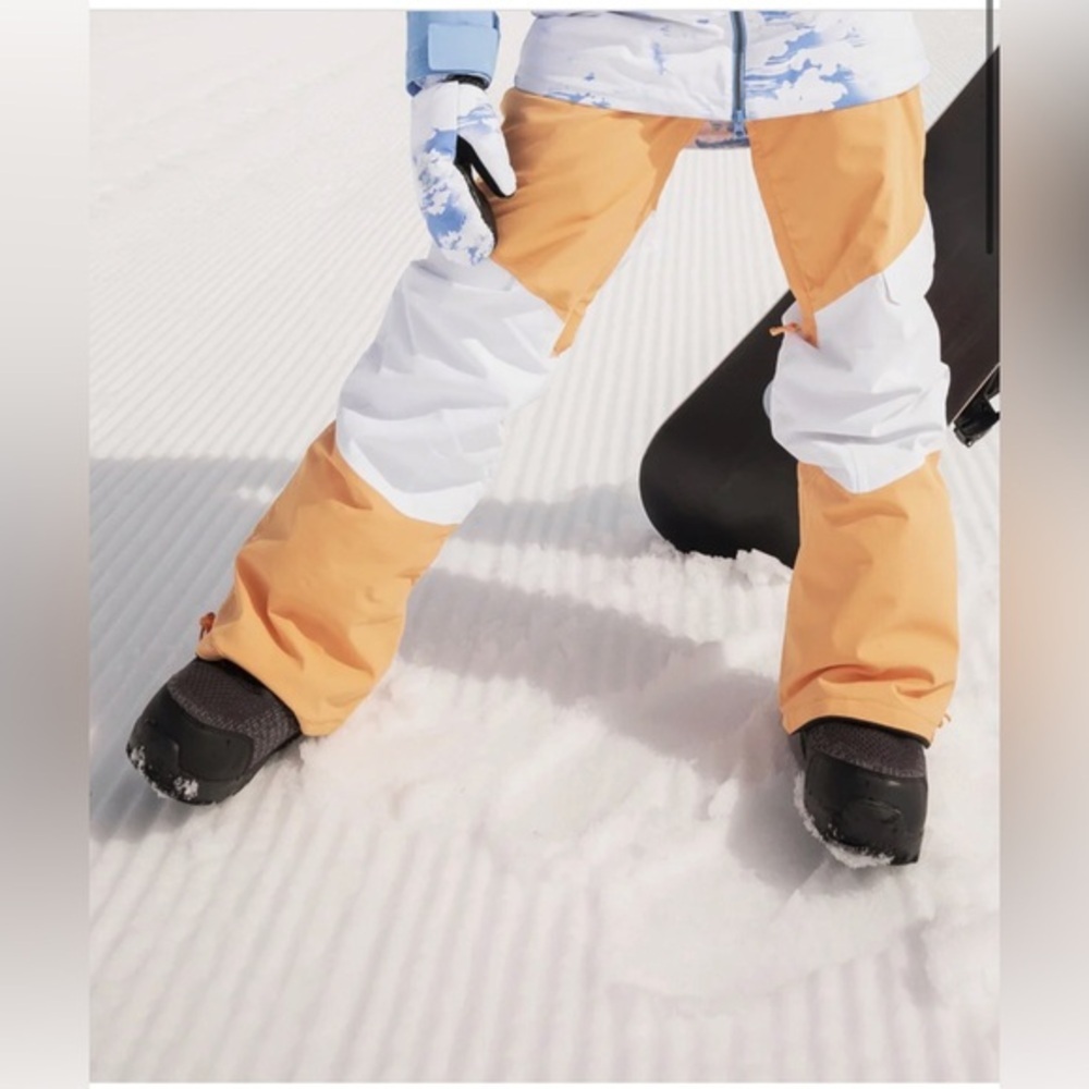 ROXY Women's Chloe Kim Woodrose Snow Pants‎ size large brand new - Picture 6 of 16
